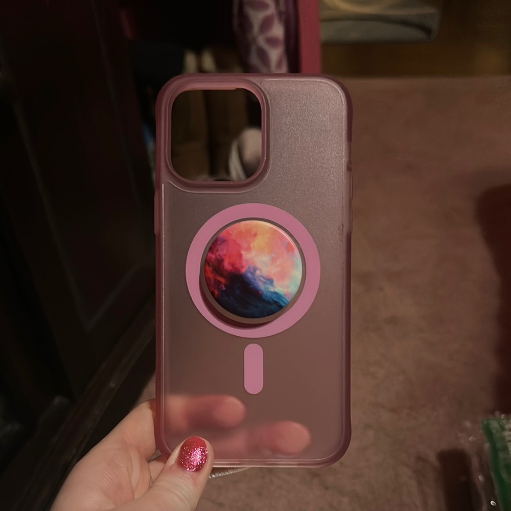 Pink Galaxy Phone Case